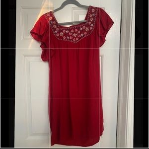 MAX STUDIO Red sundress NWOT